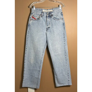 Vintage Diesel Jeans Mens 31x27 Cheyenne Red Tag 80s Straight Leg Made in Italy